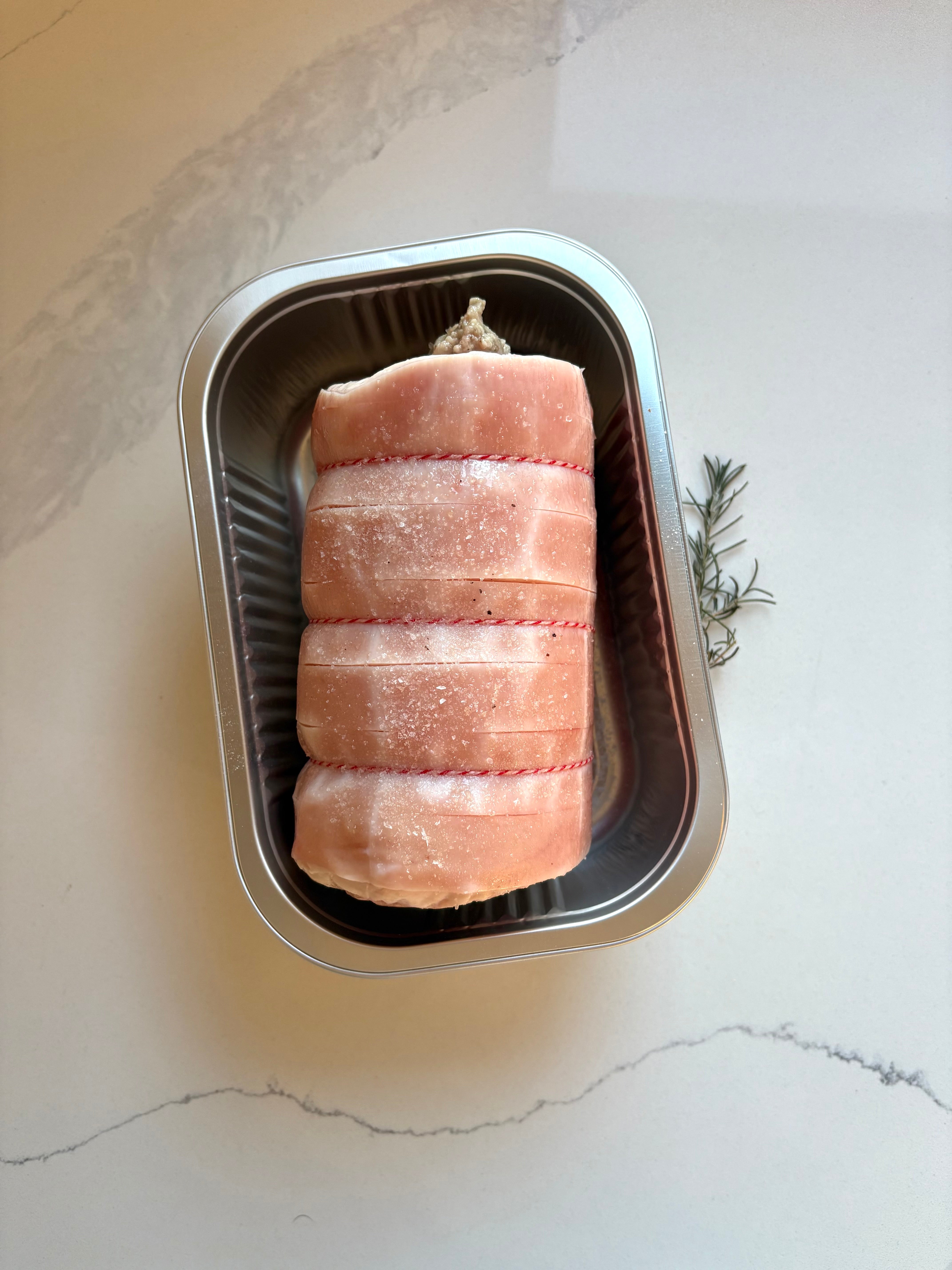 Rolled and Stuffed Boneless Porchetta 1-1.1kg