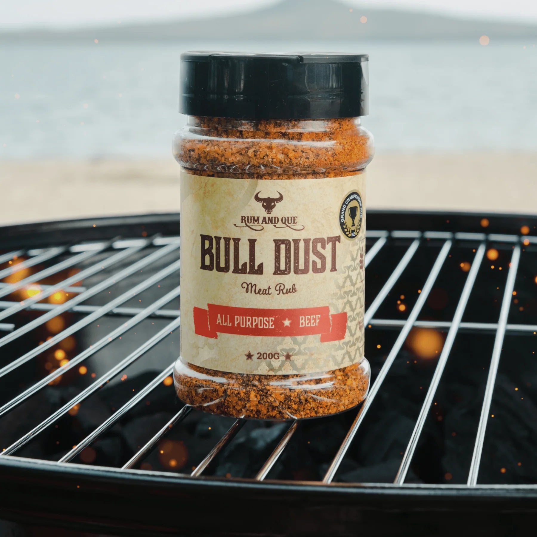 Rum And Que Bull Dust Meat Rub 
