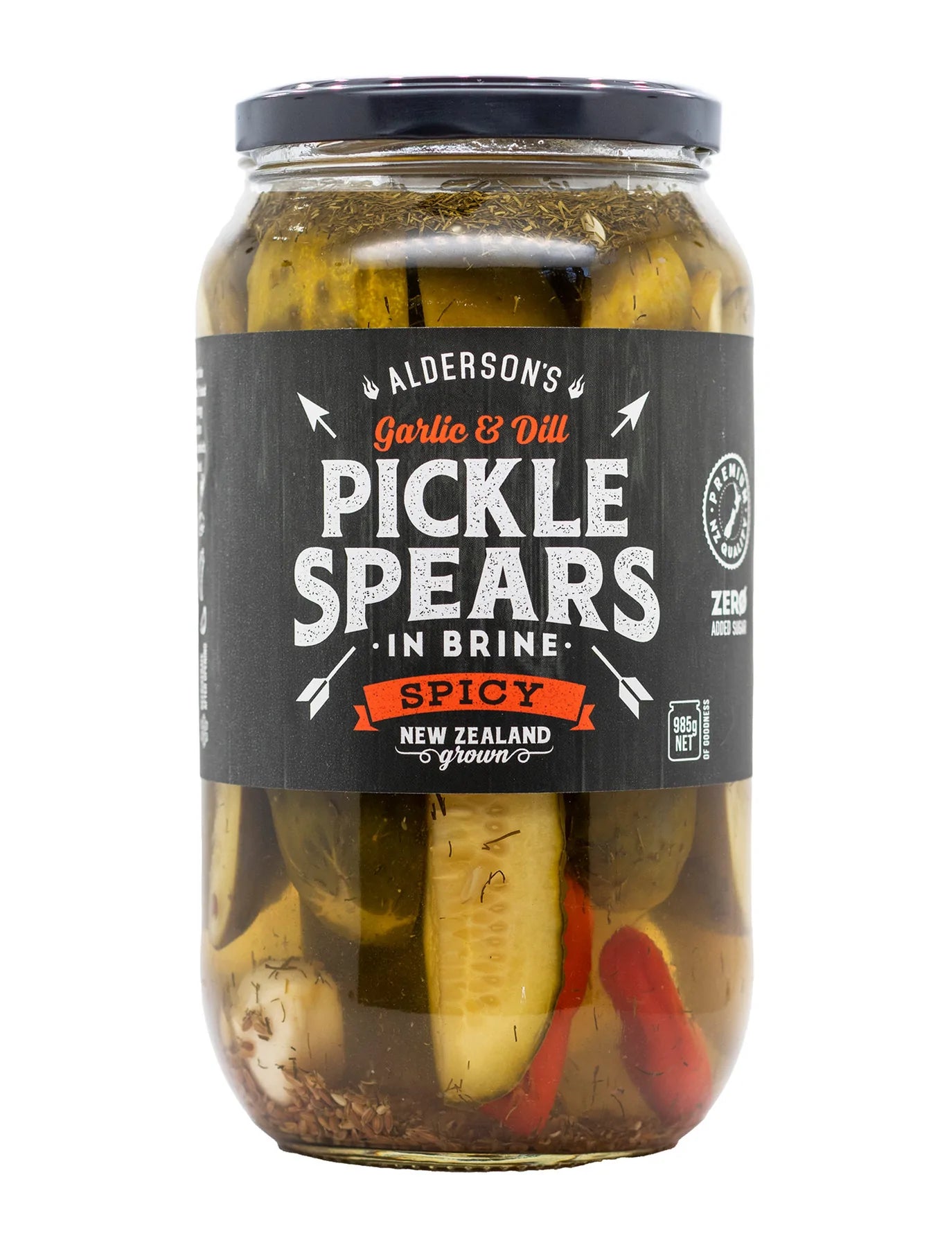 Alderson's Spicy Garlic & Dill Pickle Spears