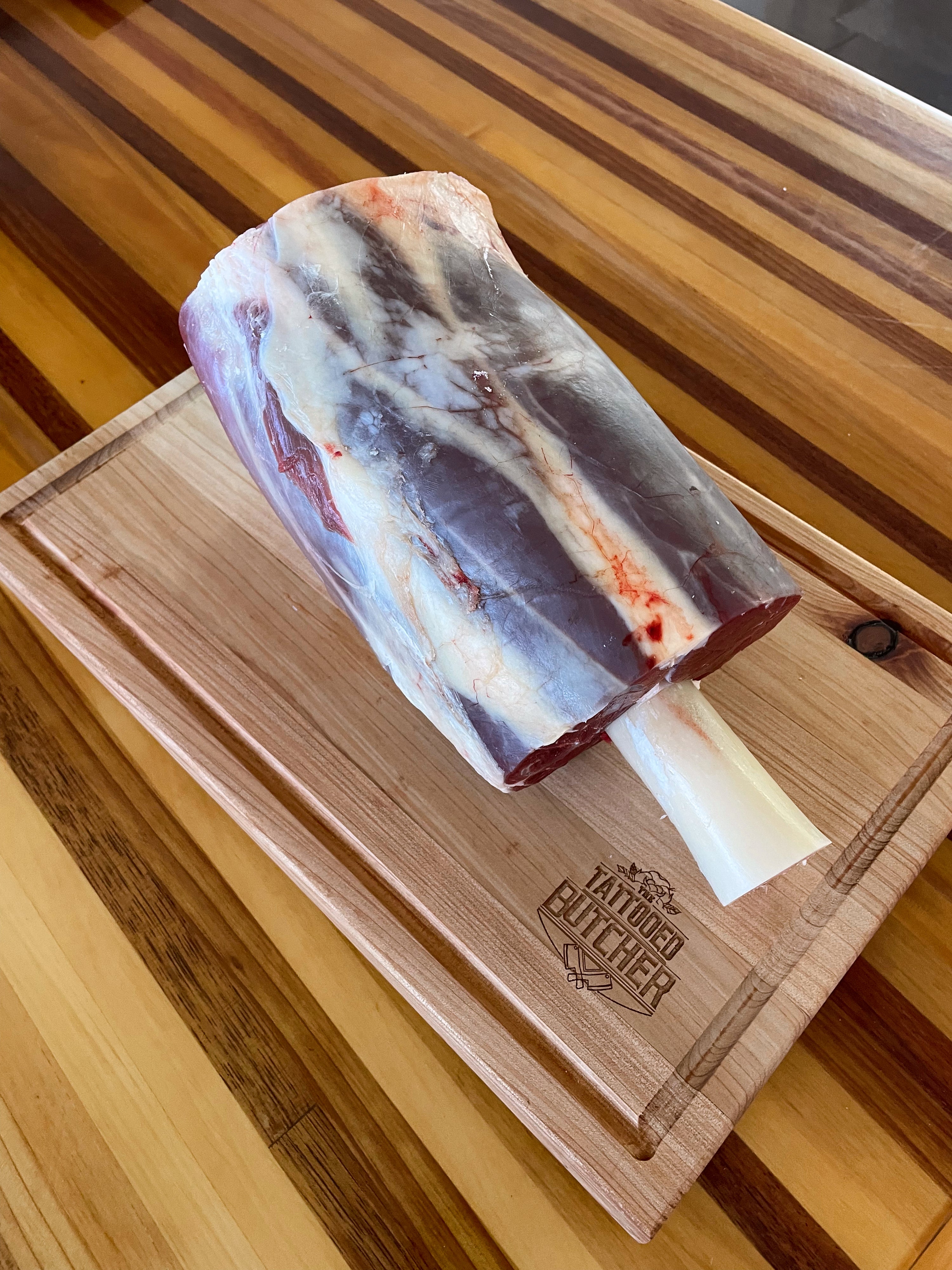 Beef Lollipop (Thor's Hammer) 2.1-2.2kg - Franklin Country Meats