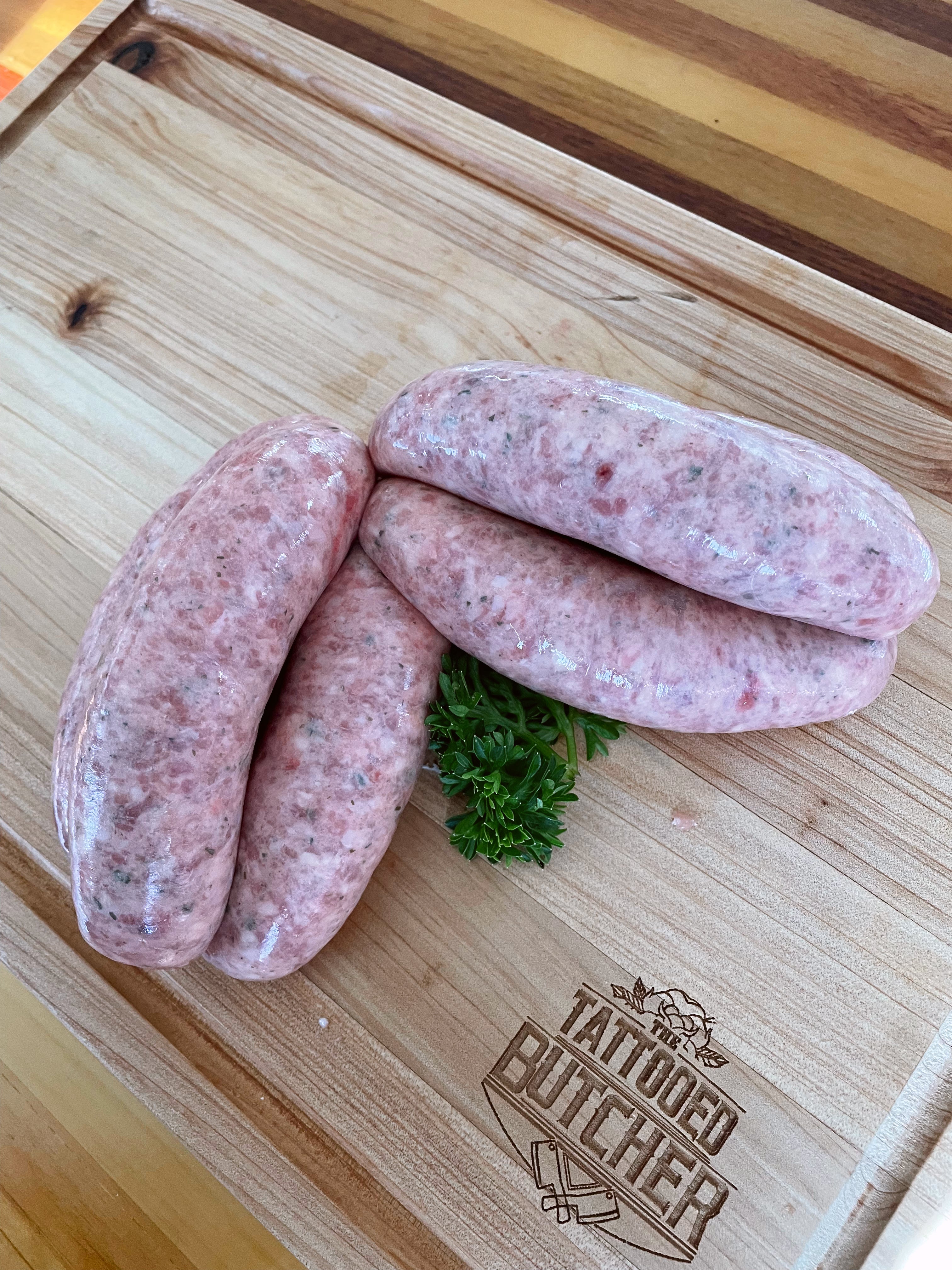 lamb and mint sausages